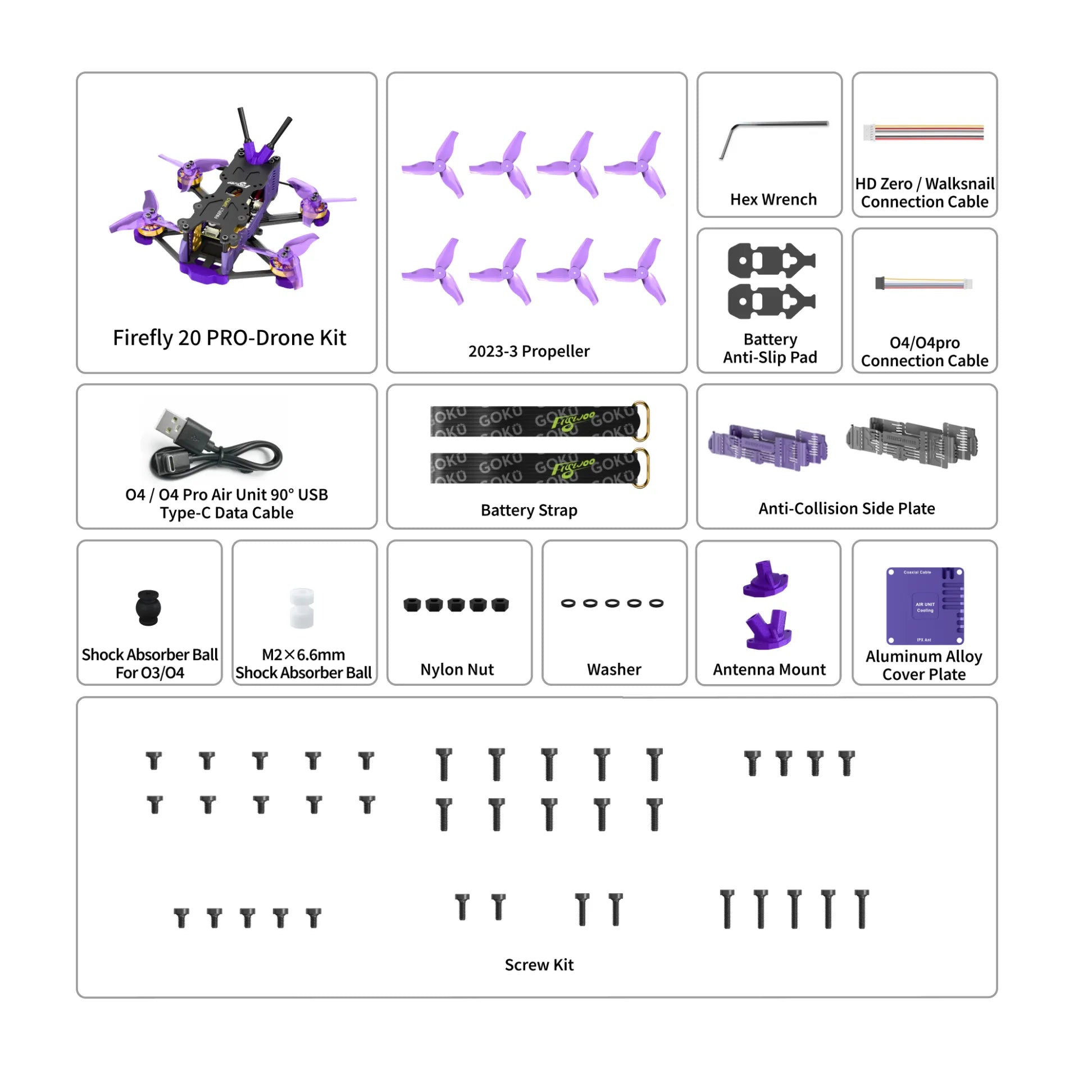 Firefly 20PRO 4S O4 Micro Drone Kit