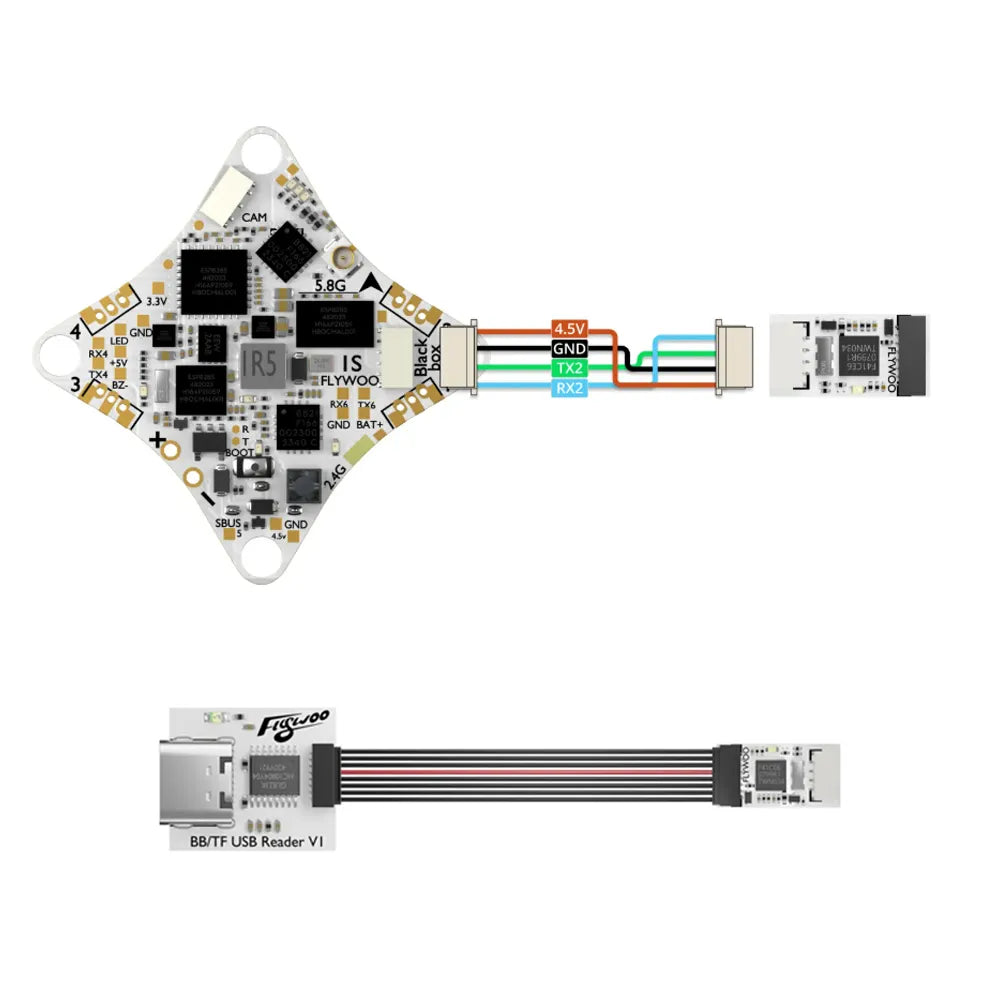 GOKU F405 ERVT 1S 5A 5-in-1 400mw ELRS AIO